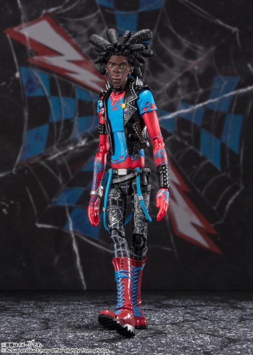 TAMASHII NATIONS - Spider-Man: Across The Spider-Verse - Spider-Punk, Figura de Accion Bandai Spirits S.H.Figuarts - Imagen 3