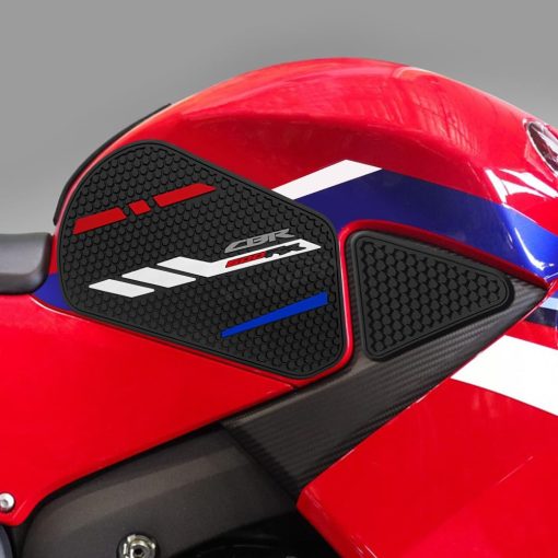 For CBR 600 RR Tank Pad 2020-2023 Accesorios para Motocicletas CBR600RR Protector de Tanque de Combustible Antideslizante Protector de Tanque de Combustible Lado Almohadilla de Agarre Rodilla Almohadilla 600 - Imagen 3