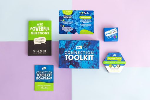 Kit de Conexion We! - Tu Reserva de Tarjetas de Conversacion Rompehielos y Juegos de Cartas Iniciales. Tarjetas de Conexion y 2 Libros de Comunicacion para Talleres de Juegos y Juegos Educativos. - Imagen 2