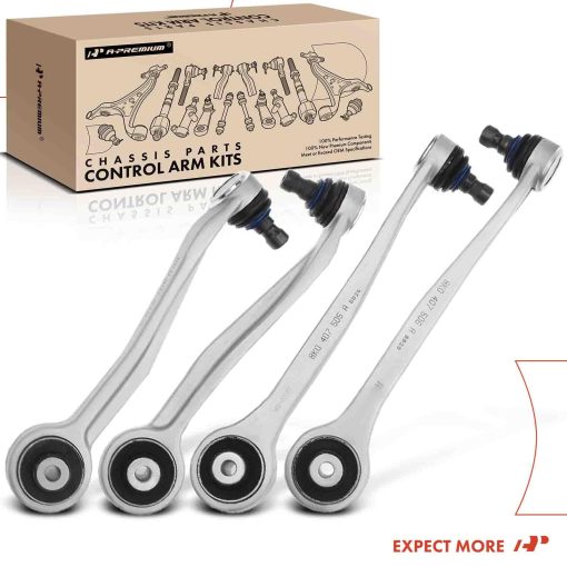 Juego de 4 - Brazos de Control Delanteros y Traseros Superiores, con Junta de Bola y Bujes, Compatible con Audi - 2008-2016 - A4 (Quattro) Q5 A5 (Quattro) S4 S5 SQ5 RS5, Sustituye # K620999, K621000 - Imagen 8