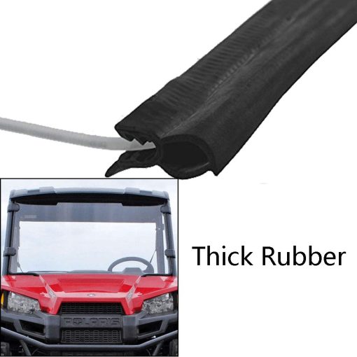 Parabrisas Frontal Completo de Repuesto para Polaris Ranger Midsize 2015-2021 570 500 Crew EV ETX Resistente a Rayones de 1/4 Pulgadas de Espesor Parabrisas de PMMA - Imagen 4