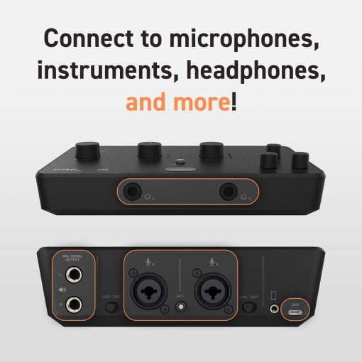 Interfaz de audio USB Creative Live! Audio A3 con grabacion y reproduccion de alta resolucion de hasta 24 bits y 96kHz, con monitoreo directo de cero latencia - Imagen 7
