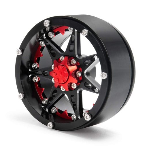 Set de 4 llantas de metal beadlock QUE-T 2.2" para RC 1/10 Crawler TRX4 SCX10 90046 - Imagen 4
