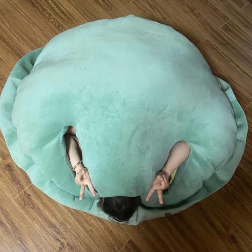 Almohada gigante con forma de caparazon de tortuga de 59 pulgadas de tamano, almohada ponderada de peluche para adultos, regalo divertido para disfraz (59 pulgadas) - Imagen 5