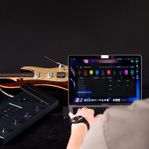Pedal de Efectos Multi FX200 de FLAMMA con Pantalla Tactil LCD de 5? MIDI Programable Puerto Extensivo de E/S Cambio de Orden Modulos de Soporte de Audio USB Grabacion 58 Modelos de Previo 30 Simulaciones de Gabinete - Imagen 4