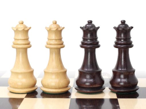 House of Chess - Juego de Ajedrez Galaxy Staunton Piezas de Madera Tamano del Rey 4.25" Ponderadas Triple (Madera de Rosal Anillada) - Imagen 4