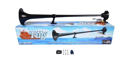 Claxon HornBlasters Tug 37 de 12/24 Voltios - Sonido de Gran Remolcador - Imagen 3
