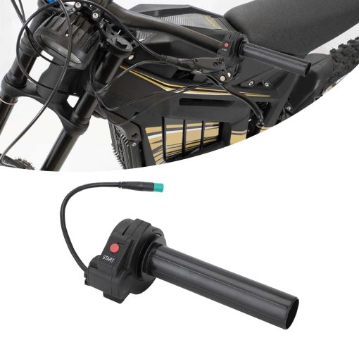 CHENGCHENG Giro de Acelerador de Moto de Tierra Twist Grip Cable de Acelerador CNC de Aluminio para Talaria Sting X3 MX3 MX4 Moto Electrica de Tierra Negro