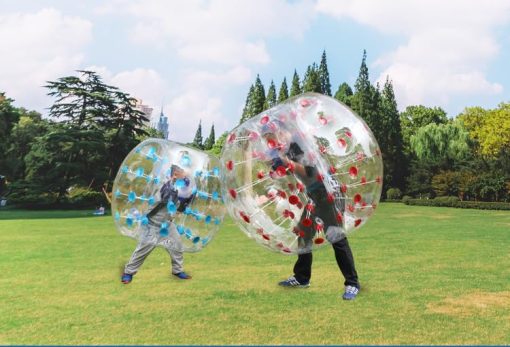 Pelota Inflable SZCQ Bumper ONE 1.2M/4ft de Diametro Balones de Futbol Burbuja para Ninos Pelotas de Juego Inflables Juguetes Golpeadores Humanos Bola Knock Zorb al Aire Libre - Imagen 7