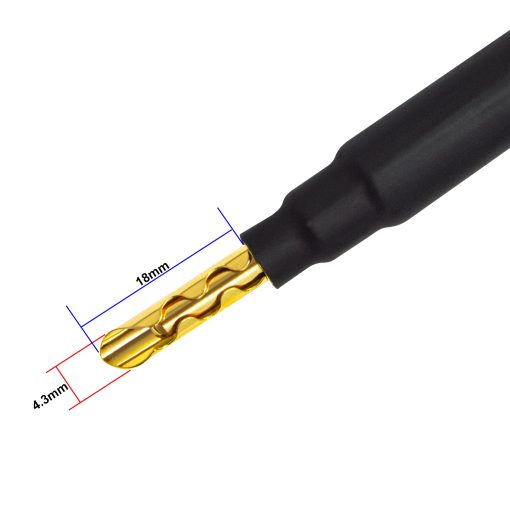 Cable de Altavoz Coaxial Audiophile de 3 Pies para Canal Central - PERSONALIZADO hecho con cable Mogami 3082 y conectores Banana enchapados en Oro de Eminence (2 conectores en cada extremo) - Imagen 5