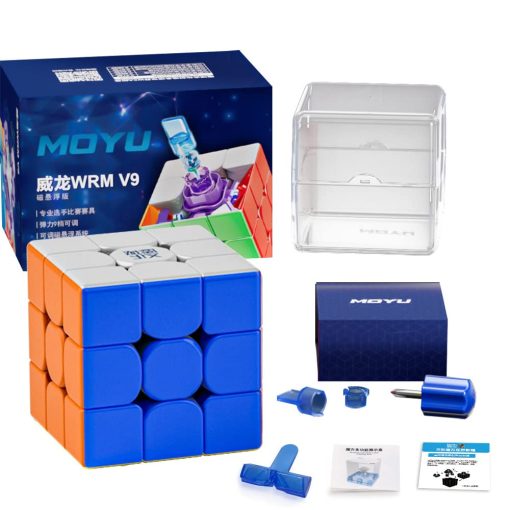 Cubo de Velocidad Moyu WeiLong WR M V9 MagLev, Sin Pegatinas, 1 Set, Libre de Ftalatos, Rango de Edad para Ninos
