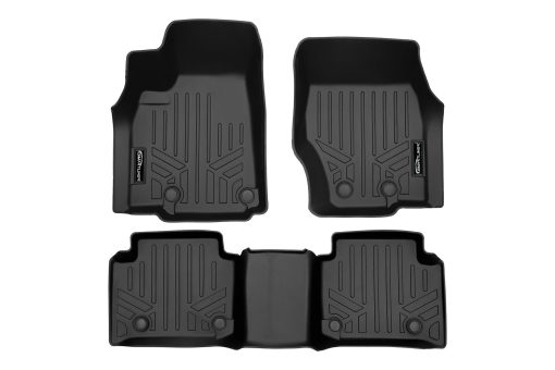 Juego de forros de piso negros SMARTLINER a medida para 2 filas compatibles con Jeep Grand Cherokee 2023-2024 - Imagen 5
