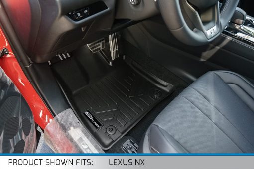 Tapetes de Piso Personalizados SMARTLINER para 2 Filas Color Negro Compatible con Lexus NX/NX Hybrid 2022-2025 - Imagen 2