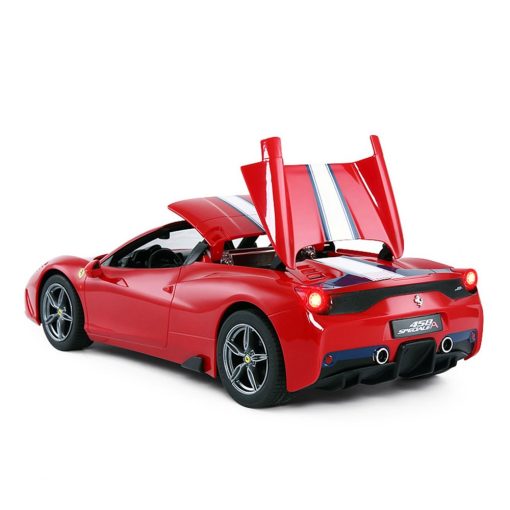 Coche de Control Remoto Rastar | Coche de Juguete a Escala 1/14 Ferrari 458 Special A, para Ninos, Apertura y Cierre Automatico, Rojo - Imagen 3