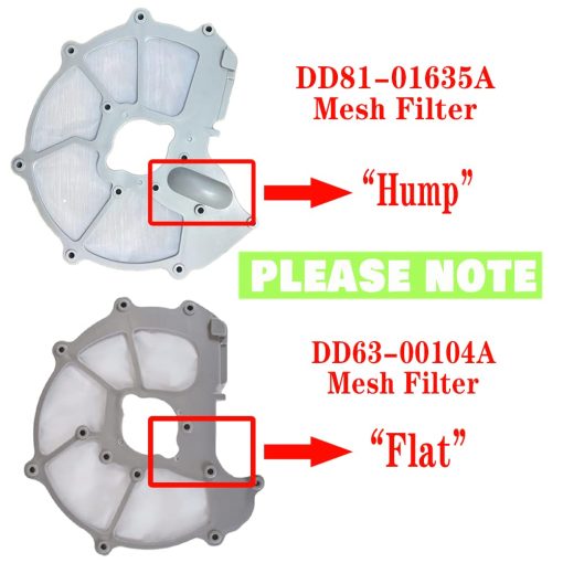 Filtro de Malla para Lavavajillas - Compatible con Lavavajillas Samsung, Gris - Imagen 2
