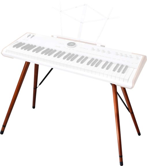 Patas de madera Arturia para AstroLab, KeyLab 88 MkII y PolyBrute - Soporte ajustable, resistente y elegante - Imagen 3