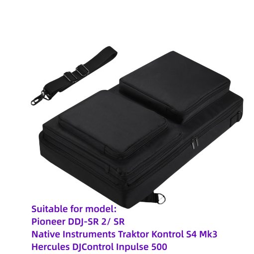 Estuche de almacenamiento para controlador de DJ Nbike para Pioneer DDJ-SR 2 Bolsa de hombro Mochila Forro interno engrosado Anti-impacto Puede colocar computadora Multifuncional Fiesta Actuacion de calle Al aire libre Bolsa de DJ portatil - Imagen 2