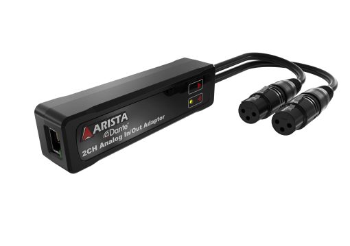 Conversor Dante de 2 canales Arista E-Vocal DUO ARS-0200-A00, Adaptador de entrada analogica de 2 canales