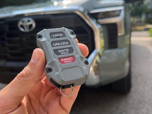 AJT DESIGN Llavero de Repuesto Compatible con Toyota Tacoma (2024+) & Tundra (2022+) & Sequoia (2023+) - Hecho a Medida en USA - Lunar Rock - Imagen 6