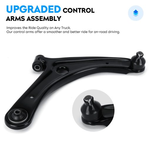 8PCS Front Lower Control Arms K620066 K620065 para Dodge Caliber 2009-2012, Jeep Compass 2007-2017 Patriot con Kit de Suspension de Articulacion de Bola K80258 EV80645 ES800408 - Imagen 7
