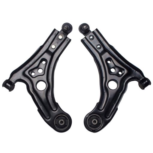 Brazo de control inferior delantero y ensamblaje de junta de rotula compatible con Chevrolet Aveo Aveo5 Pontiac G3 Wave Wave5 Suzuki Swift+ Lado del conductor Lado del pasajero AUQDD 2PCS K620164 K620165 Suspension Profesional