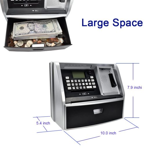 Alcancia ATM Lyght para Dinero Real, Regalo Increible para Ninos y Ninas de 5 a 14 Anos, Juguetes Educativos para Ninos - Imagen 6
