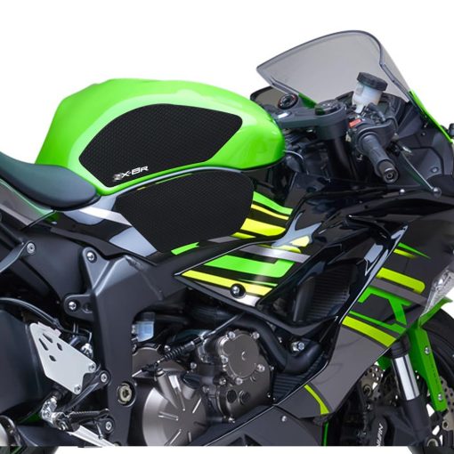 Protector de tanque de combustible lateral para Kawasaki Ninja ZX-6R / ZX-636 ZX6R ZX636 2013-2023 Accesorios de Motocicleta Pegatina de Protector de Tanque Calcomanias Adhesivas de Goma de Rodilla de Gas Tanque Pad - Imagen 3