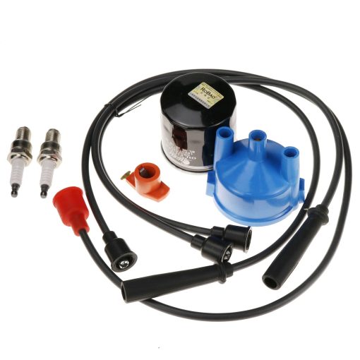 Kit de Afinacion Distribuidor Rotor y Tapa Filtro de Aceite Bujias Compatible con Joyner 650 Buggy 650cc