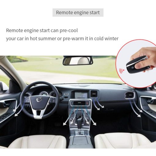 Sistema de alarma para automovil EASYGUARD EC002-HY con arranque remoto sin llave y entrada por contrasena tactil - Imagen 4