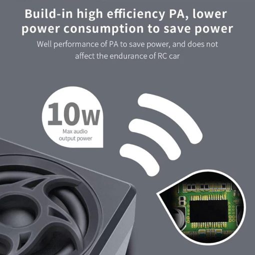 Sistema de Sonido Simulado del Motor Triplot GTPower para Autos RC 58 Sonidos Todo en Uno Apto para Autos RC 1/10, Crawler, de Carreras, Camiones Todo Terreno - Imagen 4
