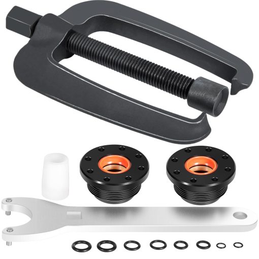 Camoo Extractor de Soporte de Direccion Hidraulica con Kit de junta de cilindro de direccion hidraulica delantera HS5157 y Llave de perno para HC5340, HC5342, HC5343, HC5344, HC5345, HC5346, HC6754, HC6755