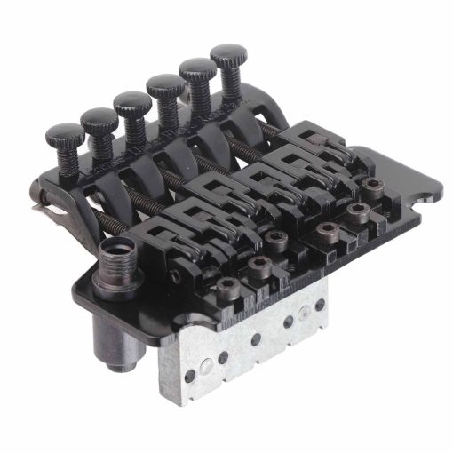 Sistema de Puente de Tremolo de Bloqueo Doble para Guitarra Electrica Compatible con Estilo ST (Negro) - Imagen 3