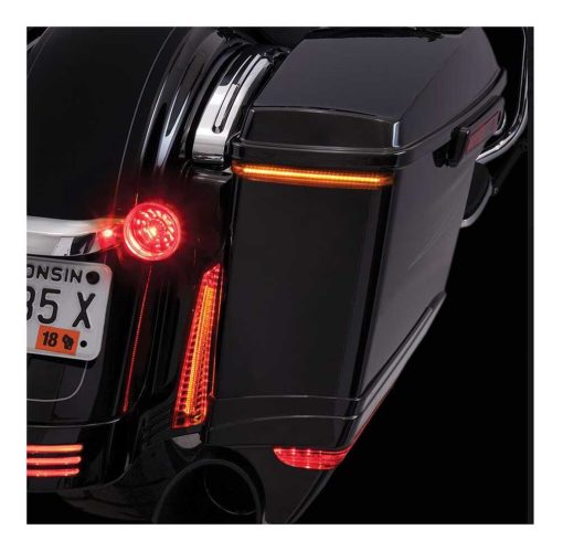 Luces LED Bag Blades Ciro, para modelos Harley FLHT FLTR '97-'13, ambar 40028 - Imagen 2