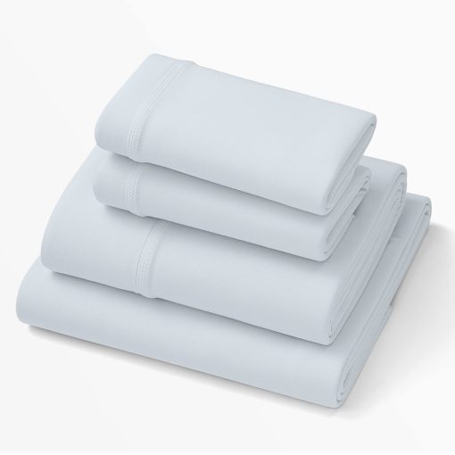 Sabanas Moradas SoftStretch, Twin/Twin XL, Absorcion de Humedad, Morning Mist