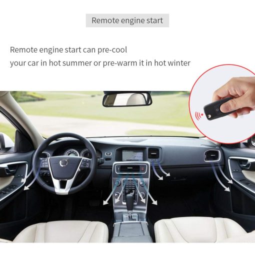 Alarma de Coche EASYGUARD EC002-V Sistema de Arranque Remoto Boton de Encendido Teclado de Contrasena Keyless Go Sistema de codigo variable - Imagen 6