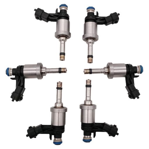 Germban 12638530 6pcs Inyectores de Combustible 6 Orificios Reemplazo para Buick 2009-2011 Enclave 2010-2011 Lacrosse para Cadillac 2008-2011 CTS STS para Traverse Camaro 3.6L-V6 FJ994 2173445 - Imagen 2