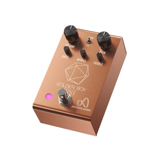 Jackson Audio Golden Boy Mini Overdrive, Negro Dorado - Imagen 2