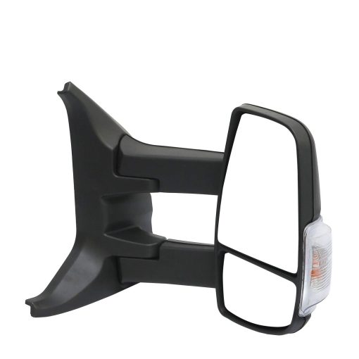 Espejo del lado derecho del pasajero para reemplazo, espejo electrico de brazo largo con calefaccion y con indicador para Ford Transit 150 250 350 desde 2015 en adelante - Imagen 2