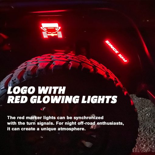 JROAD Inner Fender Front Fender Liners Compatible with Jeep Wrangler JK JKU Aluminum,con 4 luces LED para 2007-2018 Accesorios Wrangler JK JKU Sport Sahara Rubicon 2/4 Puertas - Imagen 2