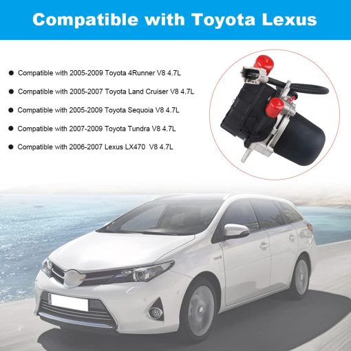 JDMON Compatible con Bomba de Aire Secundaria de Inyeccion de Aire Toyota Tundra 2007-2009 Sequoia 2005-2009 4Runner 2005-2009 Land Cruiser 2005-2007 Lexus LX470 2005-2007 4.7L Sustituye a 176100C010 - Imagen 2