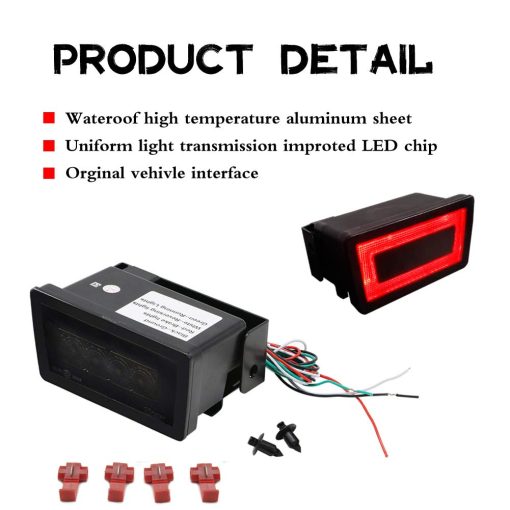 ADIIL 3-In-1 Kit de luz de freno trasero LED para parachoques trasero Parada de luz de marcha atras de luz de marcha atras para 2011 en adelante Subaru Impreza WRX/STi XV Crosstrek (Lente ahumado) - Imagen 4
