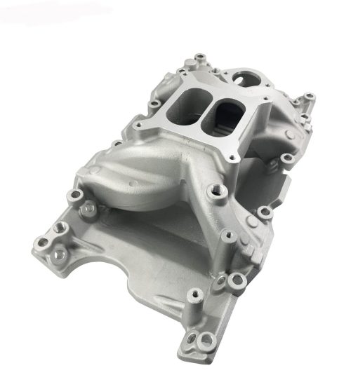 Colector de admision de espacio de aire de aluminio para Chrysler Mopar 318 340 360 DM-3812 0 Small Block 1967-2003 - Imagen 4