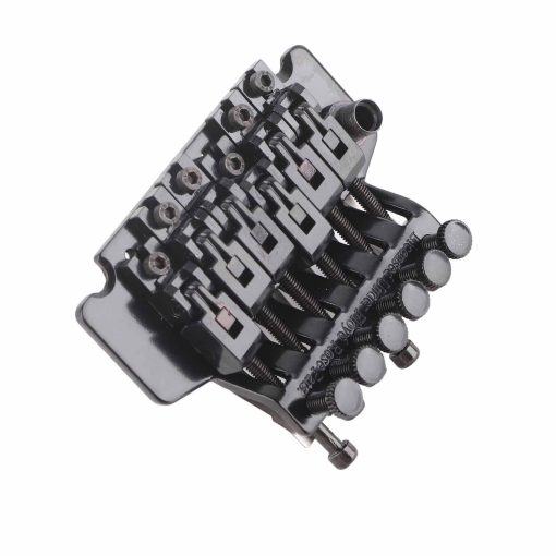Sistema de Puente de Tremolo de Bloqueo Doble para Guitarra Electrica Compatible con Estilo ST (Negro) - Imagen 2