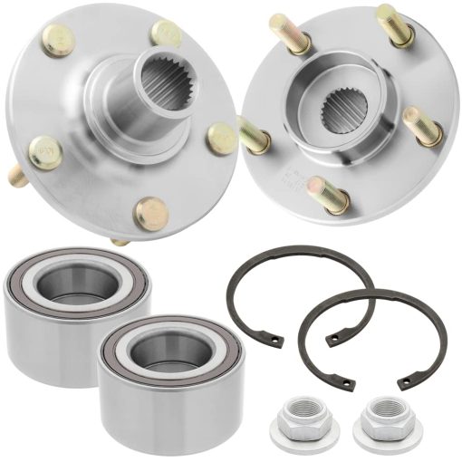 [Paquete de 2] 518519 - Conjunto de Reparacion de Rodamiento de Cubo de Rueda delantera para Conductor o Pasajero Compatible con Ford Transit Connect 2010-2013