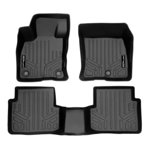 Juego de alfombrillas de suelo personalizadas para todas las condiciones climaticas en negro para Ford Bronco Sport 2021-2022