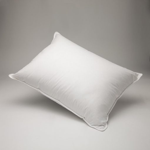 Almohada de plumas de ganso blanco Finefeather, rellena con 550 fill power, firme, con tela 100% algodon (Queen) - Imagen 3