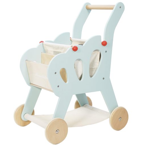 Le Toy Van - Carrito de Compras de Juguete de Madera Educativo para Juego de Roles de Tienda de Alimentos | Juego de Supermercado de Pretendencia para Niños y Niñas - para Edades 3+