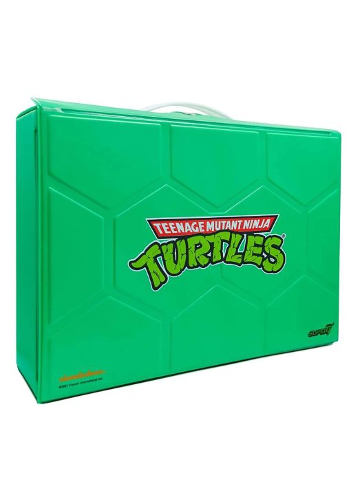 SUPER7 TMNTW01-MCC-01 Figura de Accion de TMNT Michelangelo con Estuche de Transporte Estandar, Multicolor - Imagen 2