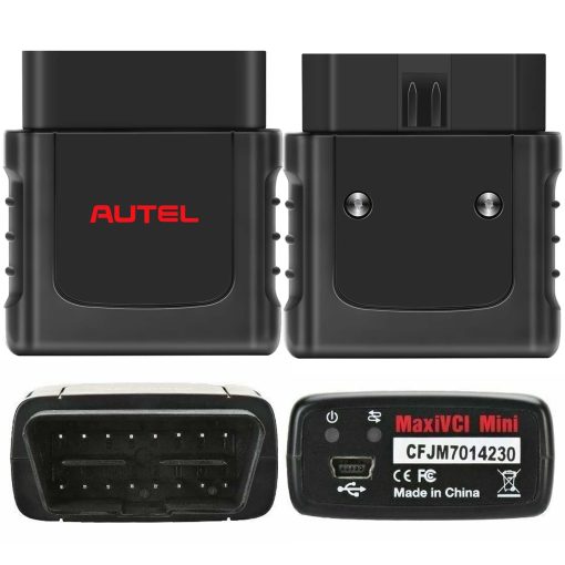 Autel MaxiVCI VCI Mini Escaner OBD2 Bluetooth Interfaz de Comunicacion Universal Equipo de Diagnostico OEM Funciones de Diagnostico Compatible con Escaner Autel MK808BT MK808TS MX808TX MP808TS MS906S TS608
