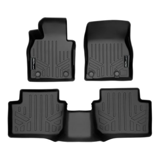 Juego de alfombrillas para piso SMARTLINER a medida para Mazda CX-30 2020-2021 (solo AWD) - Negro